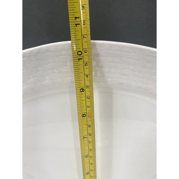 2 Vintage Gibson Embossed Oval Serving Platters 14x10.5 and 14.75x10.5 LOT OF 2 - Picture 7 of 11